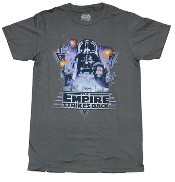 Star Wars Mens T-Shirt - Empire Strikes Back Vader Collage