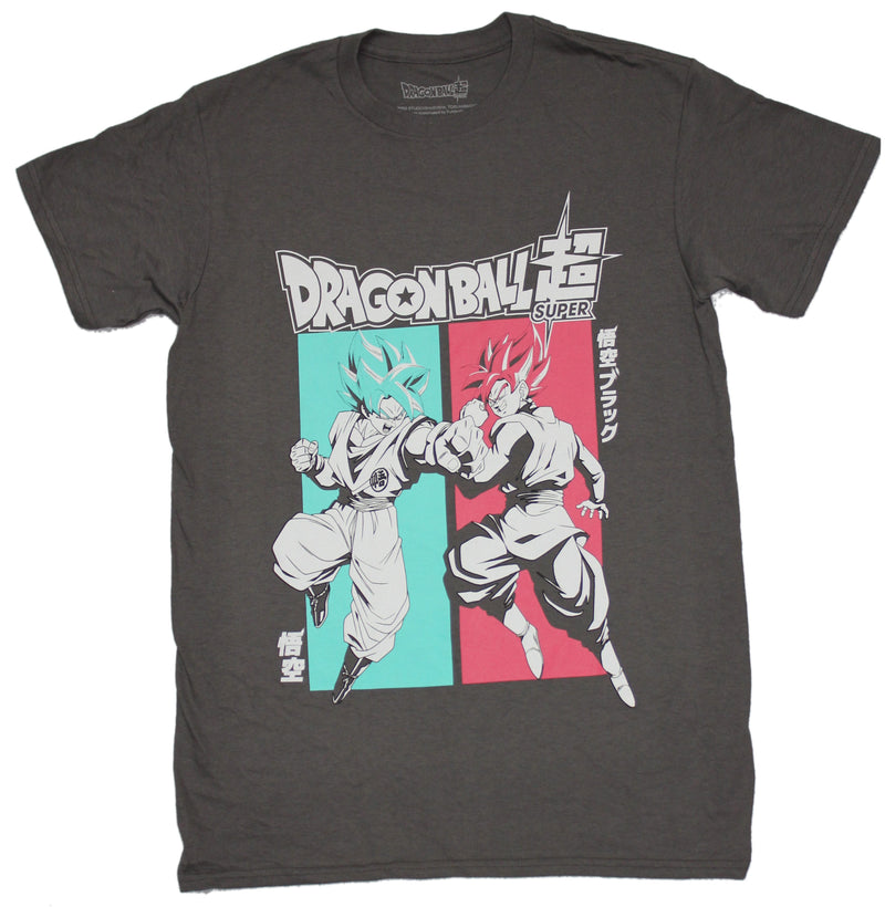 Dragon Ball Z  Mens T-Shirt - Super Goku Vs Goku Black