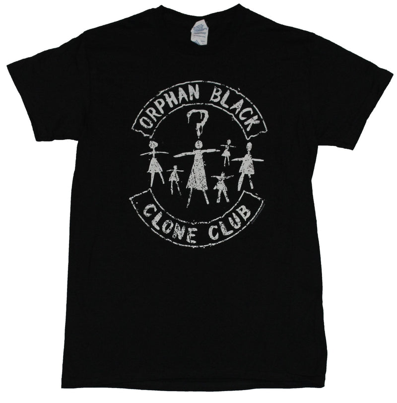 Orphan Black Mens T-Shirt - Simple Distressed Clone Club Stick Figure Image - Inmyparentsbasement.com