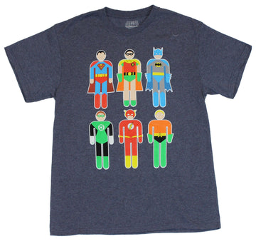 Justice League (DC Comics) Mens T-Shirt - Super Simple Team Image