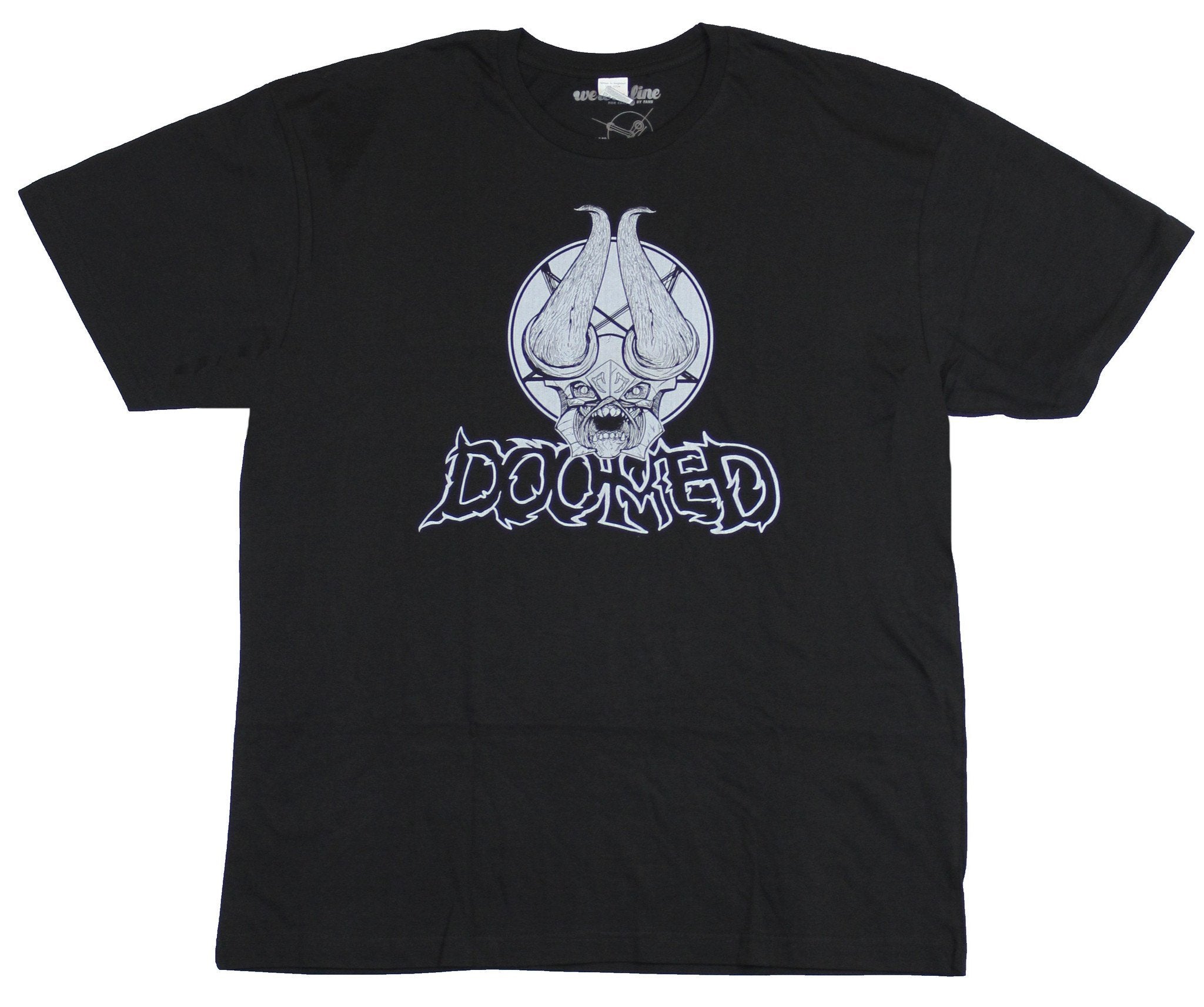 Dota 2 Mens T-Shirt - Doomed Demi hero Doom Rock Style Logo Image