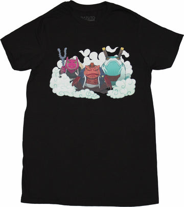 Naruto Shippuden Mens T-Shirt - Summoning Animals Image