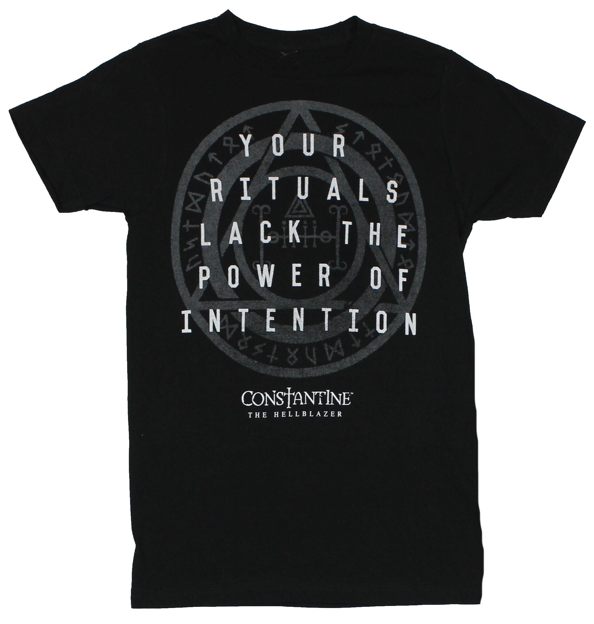 Constantine Mens T-Shirt - "Your Rituals Lack the Power Of Intention" Image