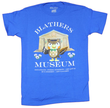 Animal Crossing Mens T-Shirt - Blathers Museum Donations Art Gallery Etc