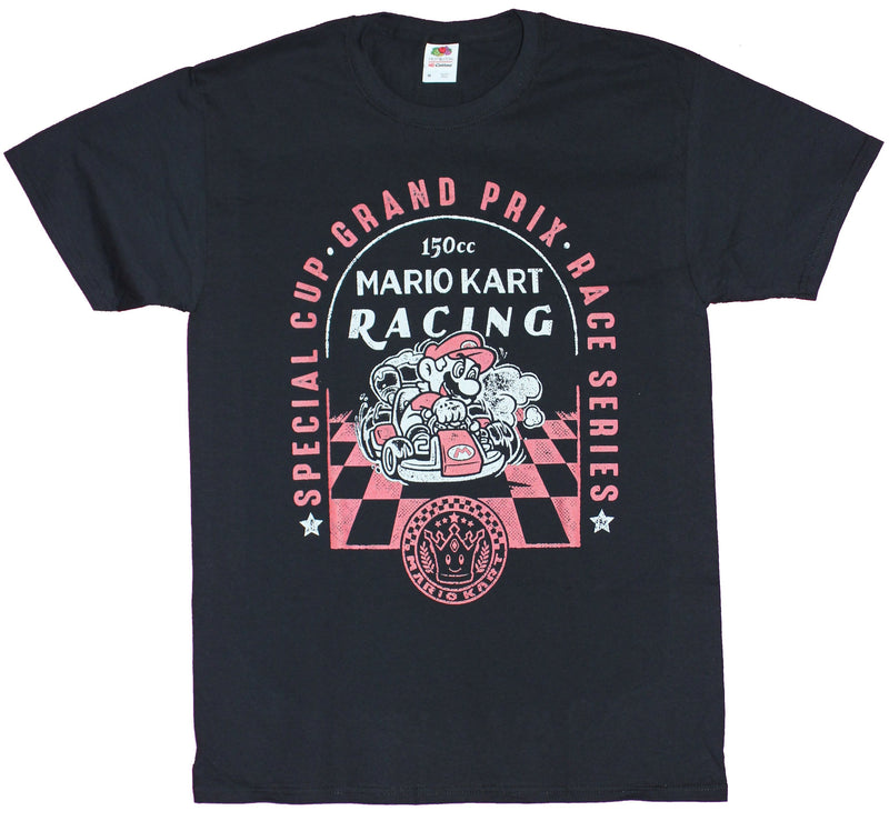 Mario Kart Mens T-Shirt - 150cc Special Cup Grand Prix Race Series