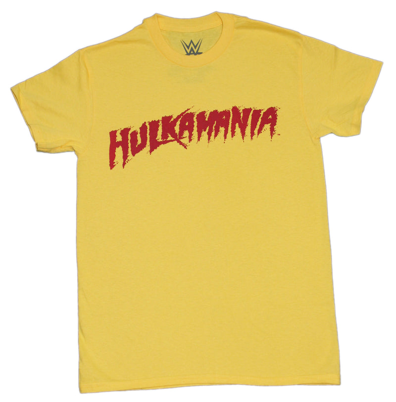 WWE Mens T-shirt - Hulkamania Red Logo - Inmyparentsbasement.com