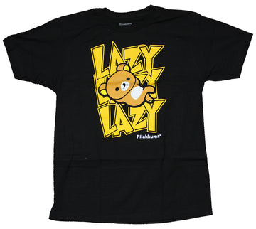 Rilakkuma Mens T-Shirt - Lazy Name Dop Relaxed Bear Image