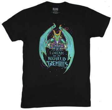 Hearthstone Mens T-Shirt - I Dream and the World Trembles Demon Image
