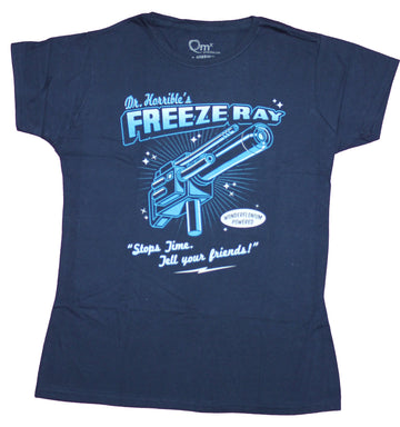 Dr. Horrible's Sing Along Blog Girls Juniors T-Shirt - Freeze Ray Gun Image