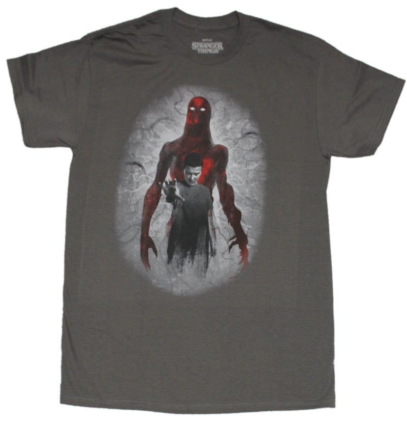 Stranger Things Mens T-Shirt - Red Vecna Over Eleven
