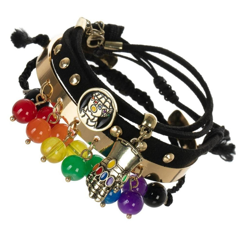Avengers Endgame Infinity Stone Charm Bracelet Set
