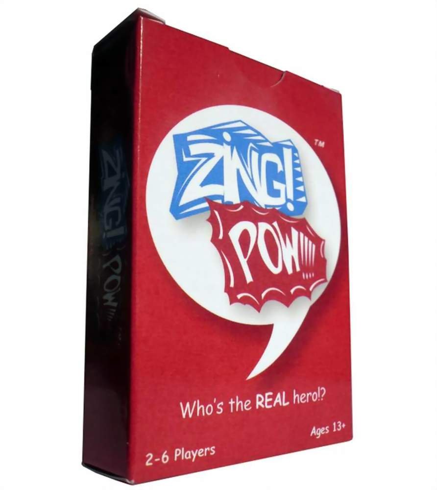 ZingPow: The Zany Comic Book Hero Card Game