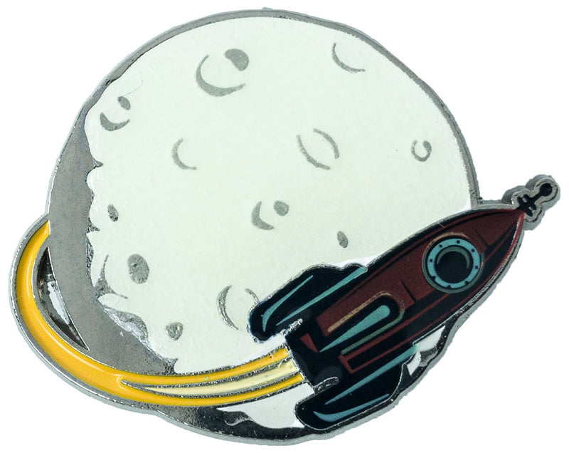 Rare L.E. Discontinued LootCrate Cosmic Theme Glow In The Dark Enamel Pin Loot Pins