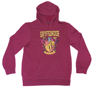 Harry Potter Girls Plus Size Pull-Over Hoodie - Gryffindor Crest Speckled