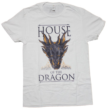 House of the Dragon Mens T-Shirt-  Name Around Dragon Head