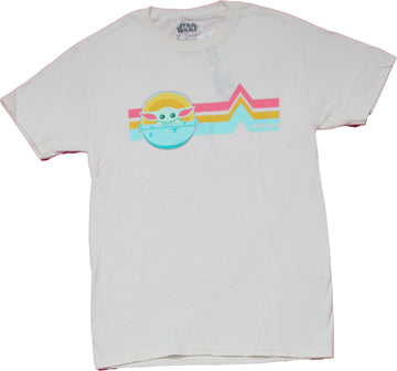 Star Wars The Mandalorian Mens T-Shirt - Grogu in Pastel Capsule