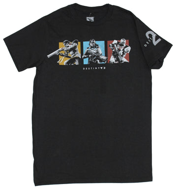 Destiny 2 Mens T-Shirt - Colorful Character Boxes Images