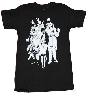 My Hero Academia Mens T-Shirt  - Vanguard Action Squad Group Front Logo Back