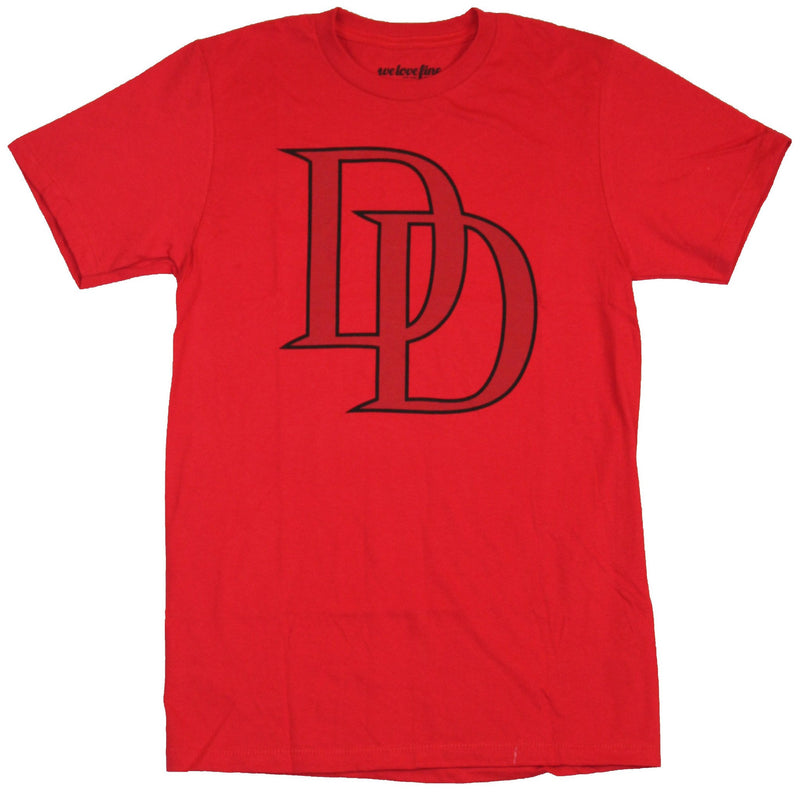 Daredevil (Marvel Comics) Mens T-Shirt - Classic Red Simple DD Logo