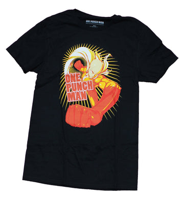 One Punch Man Mens T-Shirt - Big Yellow Orange Saitamma Shirt