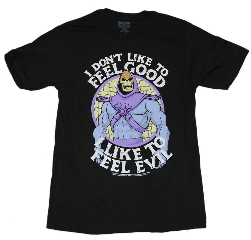 Masters of the Universe Mens T-Shirt - Skeletor I Like to Feel Evil - Inmyparentsbasement.com