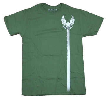 Halo Mens  T-Shirt- Spartan IV Program Stripe Logo