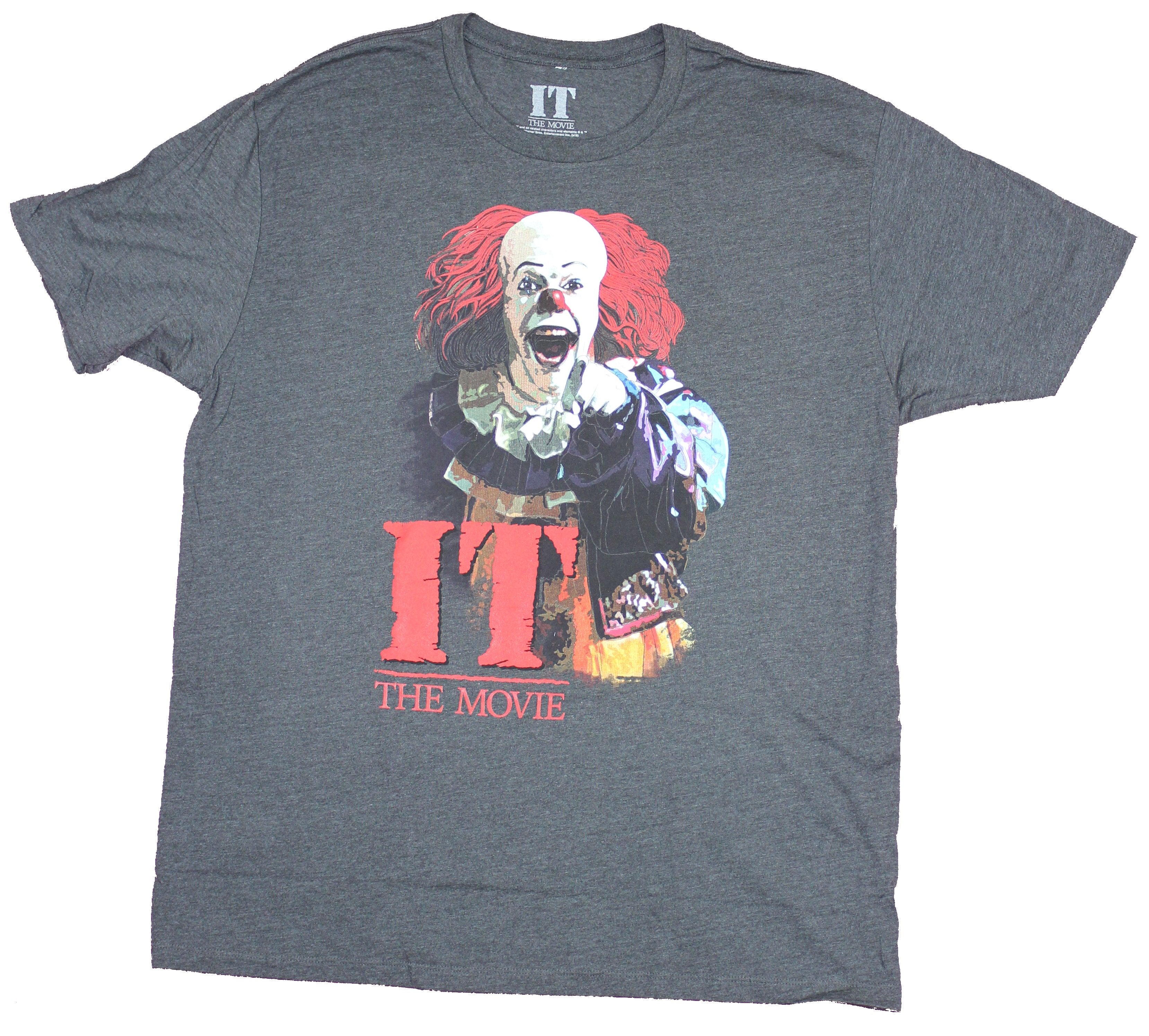 It The Movie Mens T-Shirt - Laughing Pennywise Pointing Image