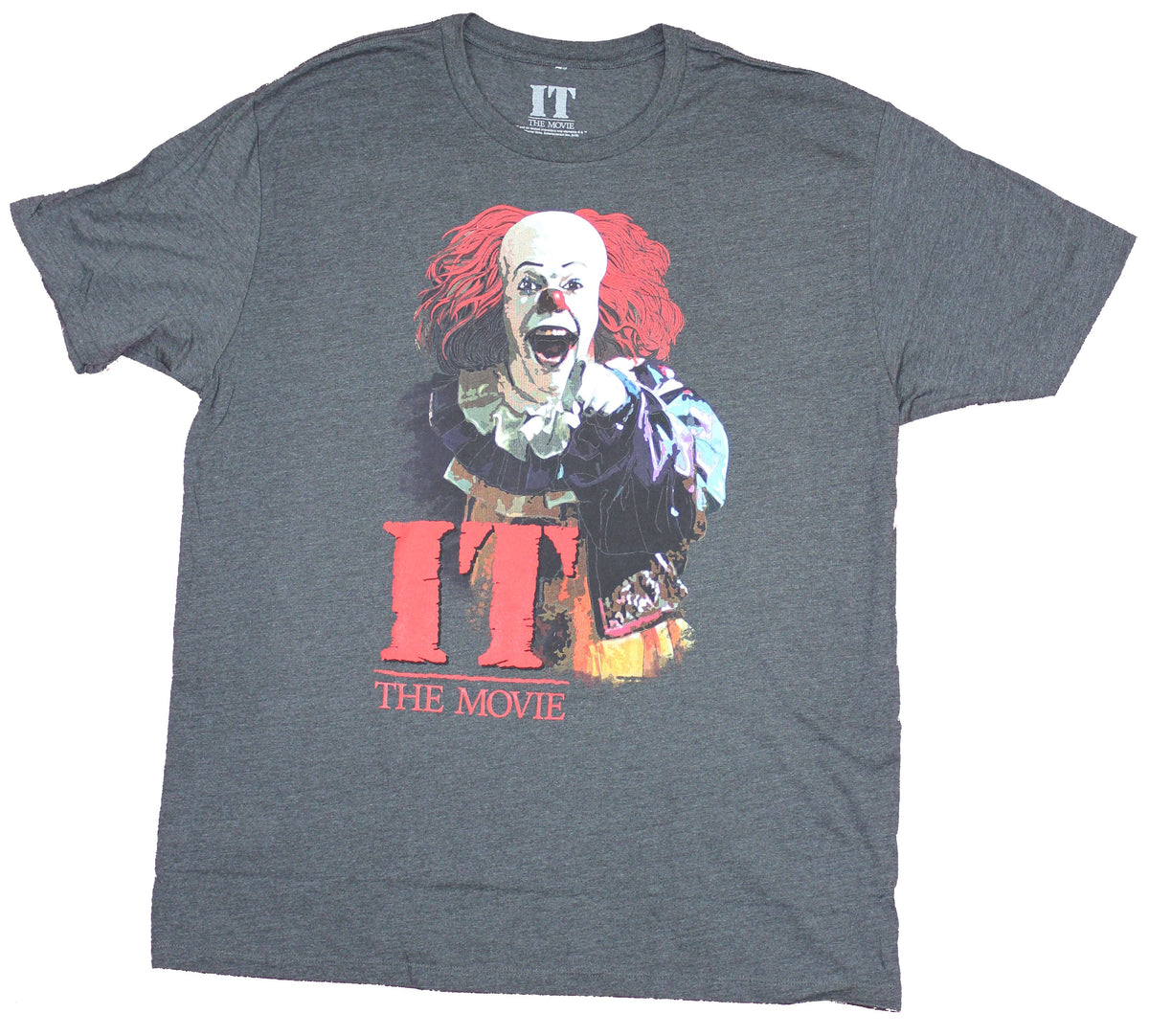 It The Movie Mens T-Shirt - Laughing Pennywise Pointing Image ...