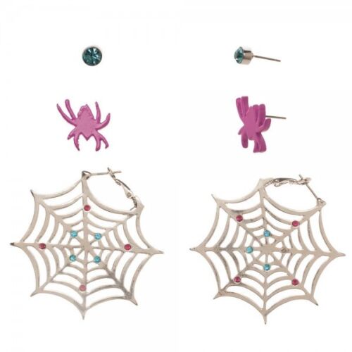 Marvel Spiderman Spider-Gwen Earrings 3 pack Earring Set