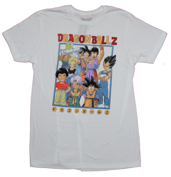 Dragon Ball Z Mens T-Shirt - Giant Early Art Super Group Box Image