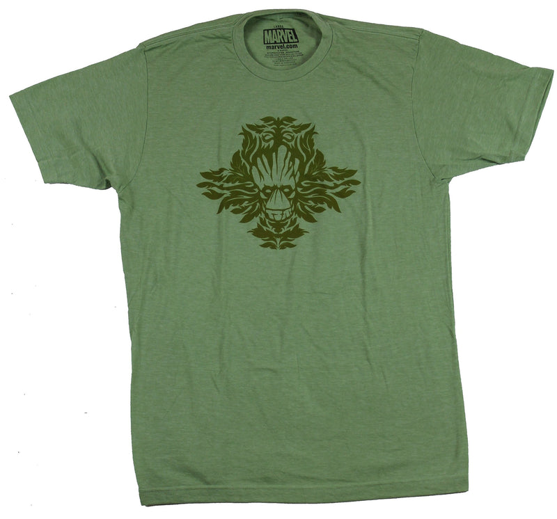 Guardians of the Galaxy Mens T-Shirt - Stylized Leafy Groot Image - Inmyparentsbasement.com