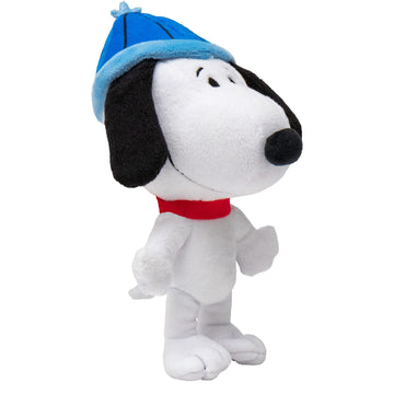 JINX Official Peanuts Collectible Plush Snoopy, Excellent Plushie Toy for Toddlers & Preschool, Blue Beanie