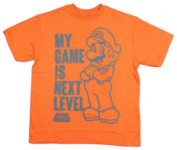 Super Mario Brothers Youth  T-Shirt - Mario My Game is Next Level