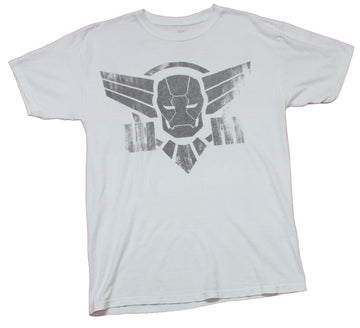 Iron Man Mens T-Shirt - Distressed Winged Iron Man Logo
