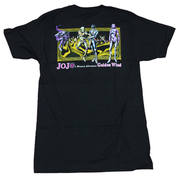 Jojo's Bizarre Adventure Mens T-Shirt -  Golden Wind Framed Character Image