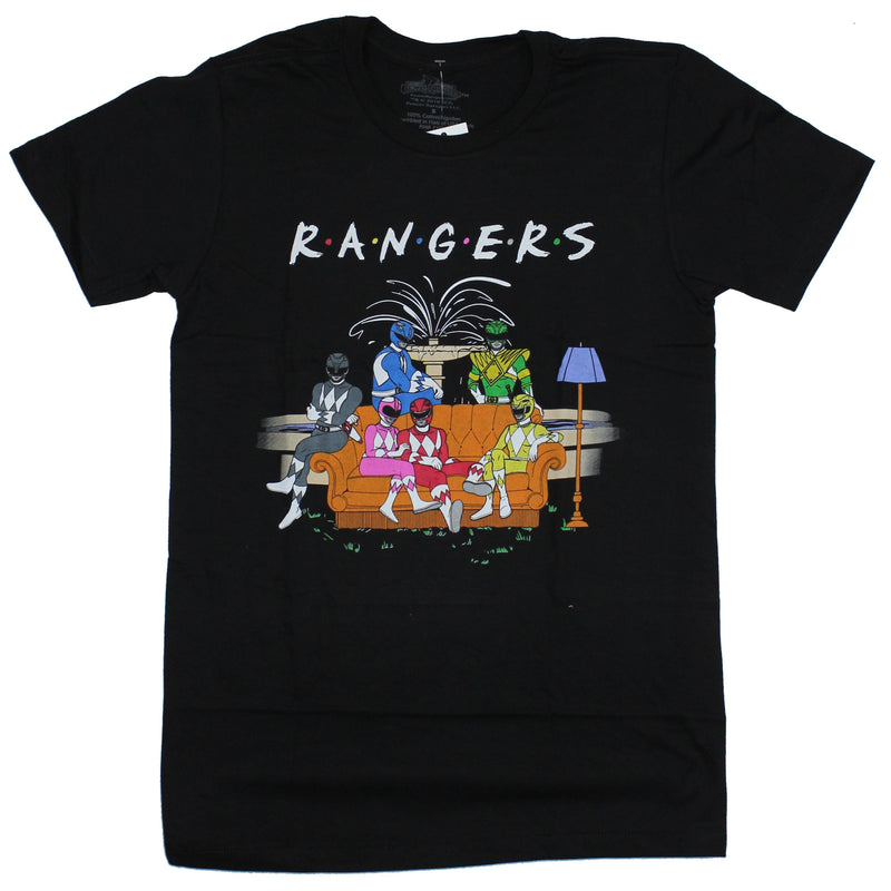 Mighty Morphin Power Rangers  Mens T-Shirt - This Team is Friends
