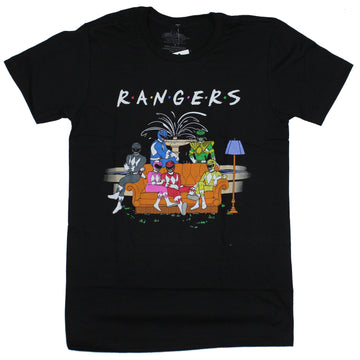 Mighty Morphin Power Rangers  Mens T-Shirt - This Team is Friends