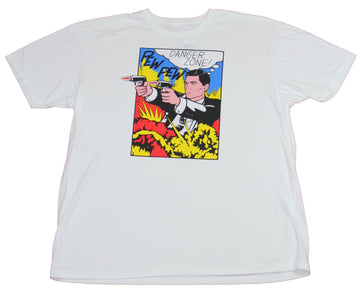 Archer Mens T-Shirt - Pop Art Style Comic Panel Danger Zone
