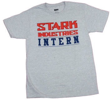 Iron Man Mens T-Shirt- Stark Industries Intern Logo