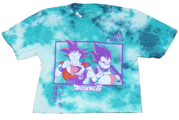 Dragon Ball Z Girls Juniors Crop T-Shirt - Goku & Vegeta Ramen Time