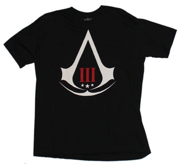Assassin's Creed III Mens T-Shirt - Simple III 3 Logo