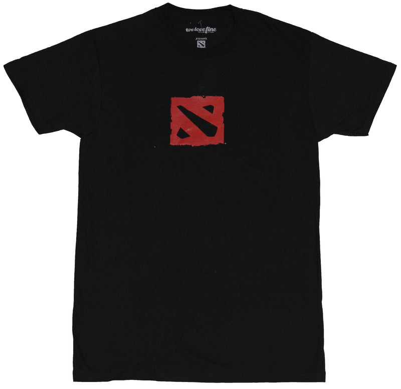 DOTA 2 Mens T-Shirt - Classic Red Square logo Image - Inmyparentsbasement.com