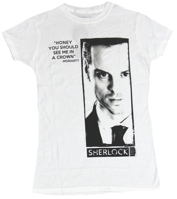Sherlock (BBC TV Series) Girls Juniors T-Shirt - Honey You Should See ME Quote