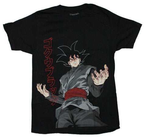 Dragon Ball Super Goku Character Panels - Camiseta Negra Para Hombre
