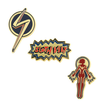 Ms. Marvel 3 Pack Lapel Pin Set