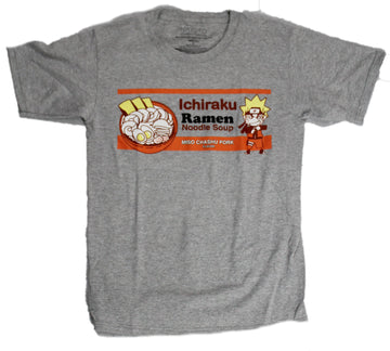Naruto Shippuden Mens T-Shirt - Ichiraku Ramen Noodle Soup Logo
