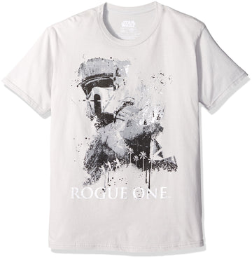 Star Wars Rogue One Mens T-Shirt - Scariff Shore Trooper Foil Highlighted