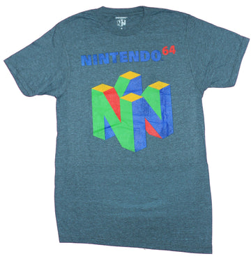 Nintendo 64 Mens T-Shirt - Classic Distressed N64 Logo Image