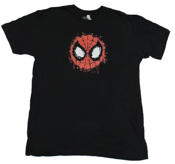 Spider-Man Mens T-Shirt - Splattered Face Image
