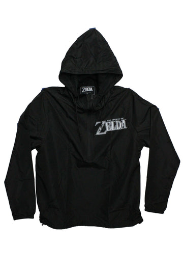 The Legend Of Zelda Limited Edition Hylian Shield Black & Silver Windbreaker